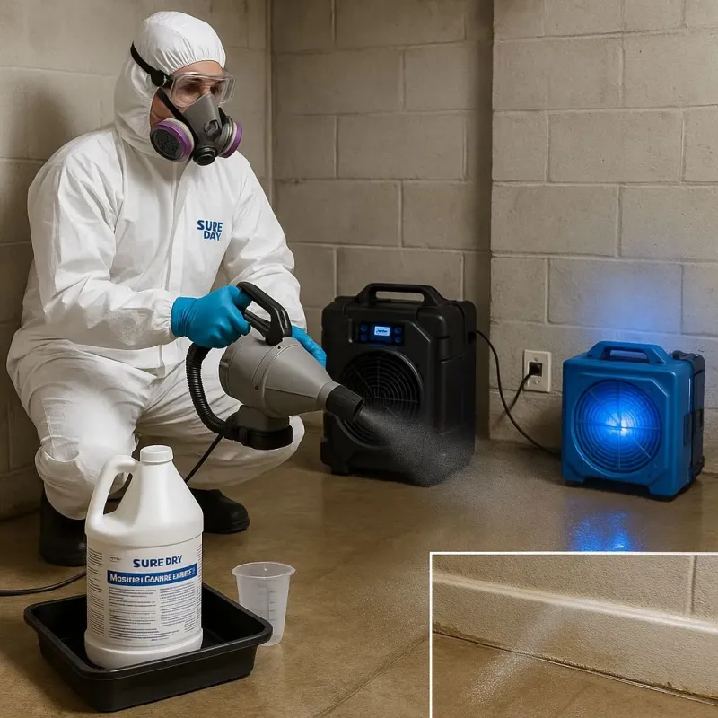 Sanitization and Odor Removal process in Westlake, LA